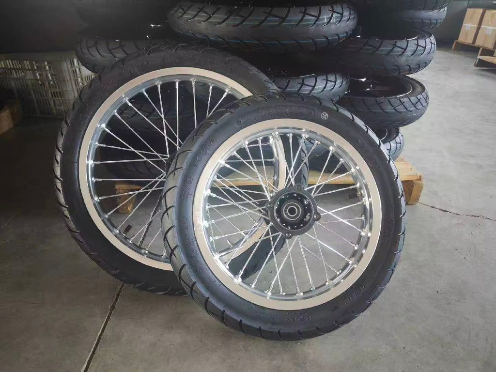 17/14 STRIKE SHADOW SUPERMOTO WHEELSET